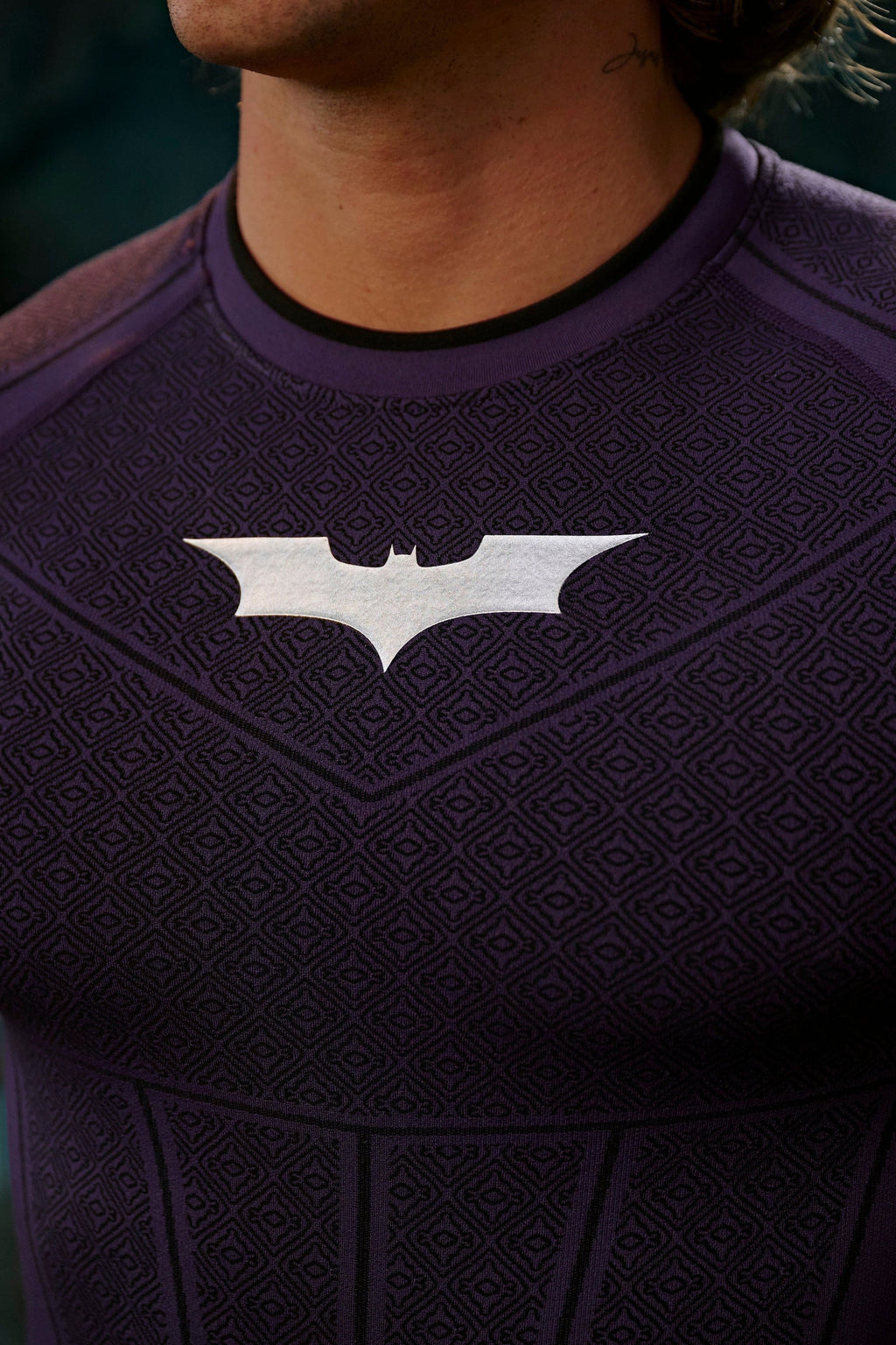 4259 - Batman Compression Tees - Purple Limited Edition